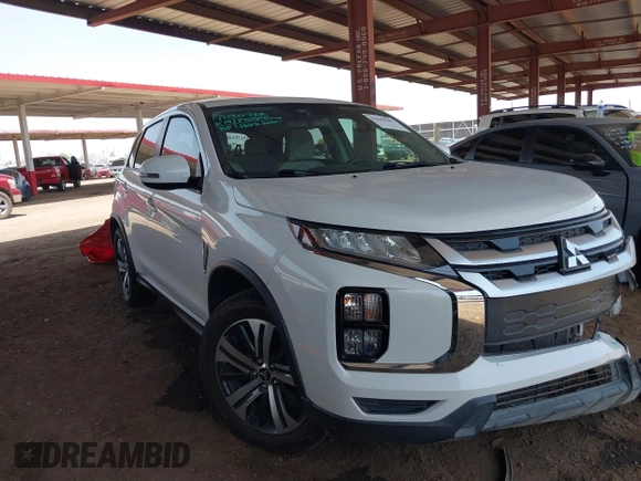 2020 Mitsubishi Outlander ES with VIN JA4AR3AU0LU007700, listed as a IAAI auction lot 42644182 with 52,596 mi miles and . Bid and sale history available at DreamBid. Image 1.