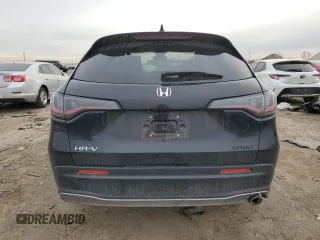 2024 Honda HR-V Sport with VIN 3CZRZ2H51RM744848, listed as a Copart auction lot 43876235 with 7,374 mi miles and Salvage Title. Bid and sale history available at DreamBid. Image 6.