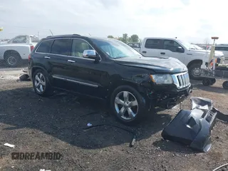 2011 Jeep Grand Cherokee Overland with VIN 1J4RR6GG6BC619698, listed as a IAAI auction lot 42055216 with 170,364 mi miles and . Bid and sale history available at DreamBid. Image 1.