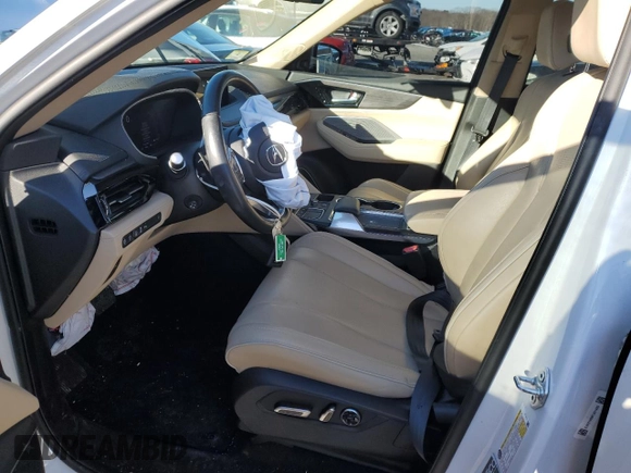 2023 Acura MDX w/Advance Package with VIN 5J8YE1H88PL031902, listed as a Copart auction lot 41879945 with 33,653 mi miles and Salvage Title. Bid and sale history available at carsss.com. Image 7.