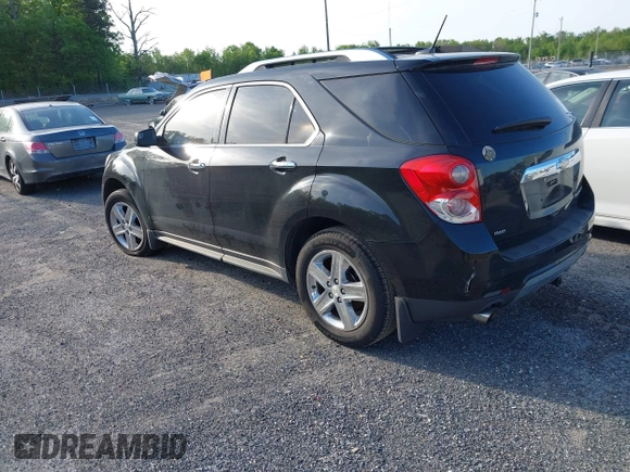 2014 Chevrolet Equinox LTZ with VIN 2GNFLHE32E6124084, listed as a IAAI auction lot 42132655 with 95,239 mi miles. Bid and sale history available at carsss.com. Image 3.