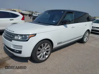 2014 Land Rover Range Rover Supercharged z VIN SALGS3TF6EA179889, wystawiony jako IAAI lot #42524852 z przebiegiem 134 881 mil mil oraz . Historia ofert i sprzedaży dostępna na DreamBid. Obrazek 2.