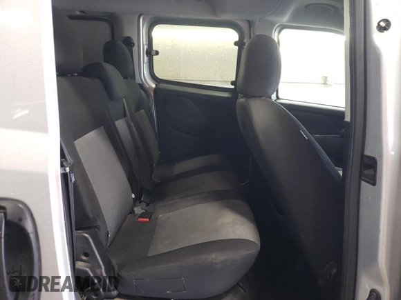 2017 Ram ProMaster City Cargo Van Tradesman SLT with VIN ZFBERFBB3H6F89783, listed as a Copart auction lot 81505394 with 130,196 mi miles and Salvage Title. Bid and sale history available at carsss.com. Image 11.