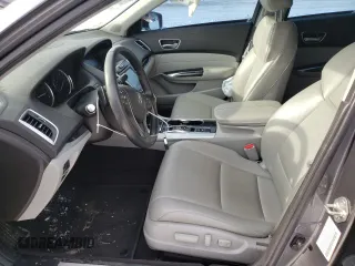 2020 Acura TLX with VIN 19UUB2F33LA001930, listed as a Copart auction lot 44854855 with 55,429 mi miles and Salvage Title. Bid and sale history available at carsss.com. Image 7.