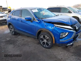 2022 Mitsubishi Eclipse Cross SE with VIN JA4ATWAA6NZ044720, listed as a IAAI auction lot 41409841 with 54,533 mi miles and . Bid and sale history available at DreamBid. Image 1.