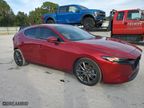 2019 Mazda Mazda3 Hatchback w/Preferred Pkg with VIN JM1BPAMM2K1141639, listed as a Copart auction lot 87246204 with 105,868 mi miles and Non Repairable. Bid and sale history available at carsss.com. Image 4.