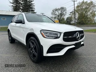 2021 Mercedes-Benz GLC 300 z VIN W1N0G8EB4MV283010, wystawiony jako Copart lot #58348965 z przebiegiem 110 910 mil mil oraz Czysty tytuł • Clean title. Historia ofert i sprzedaży dostępna na DreamBid. Obrazek 1.