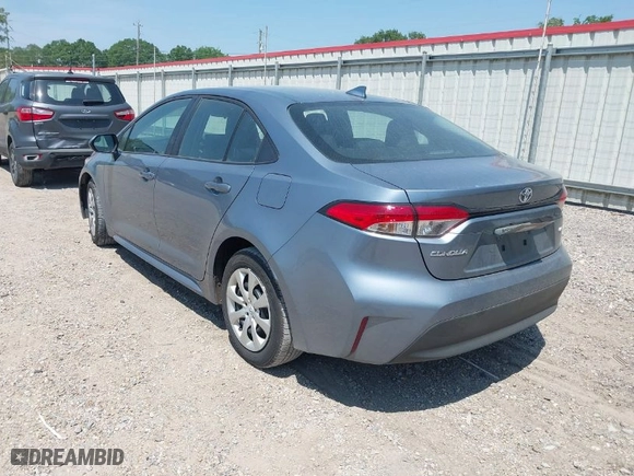 2024 Toyota Corolla LE with VIN 5YFB4MDE4RP166275, listed as a IAAI auction lot 42029305 with 25,010 mi miles. Bid and sale history available at carsss.com. Image 3.