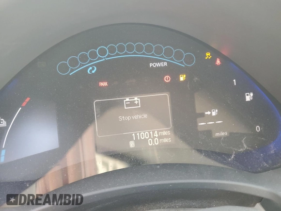 2011 Nissan LEAF SL-e with VIN JN1AZ0CP3BT000582, listed as a Copart auction lot 74951934 with 110,014 mi miles and Clean Title. Bid and sale history available at carsss.com. Image 9.