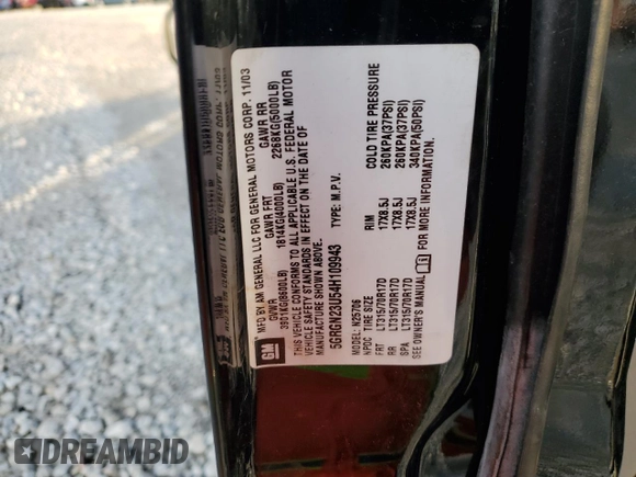 2004 Hummer H2 with VIN 5GRGN23U54H109943, listed as a Copart auction lot 85440454 with 62,040 mi miles and Salvage Title. Bid and sale history available at carsss.com. Image 16.