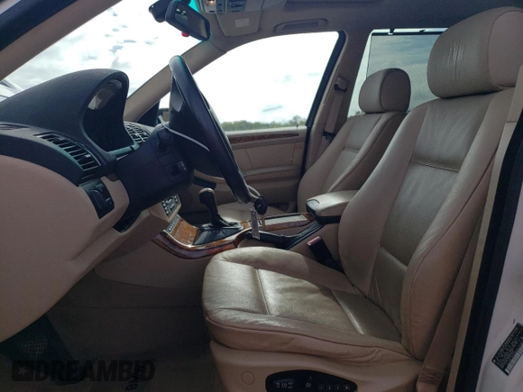 2002 BMW X5 3.0i with VIN 5UXFA53542LP38055, listed as a Copart auction lot 71703614 with 143,077 mi miles and Salvage Title. Bid and sale history available at carsss.com. Image 7.