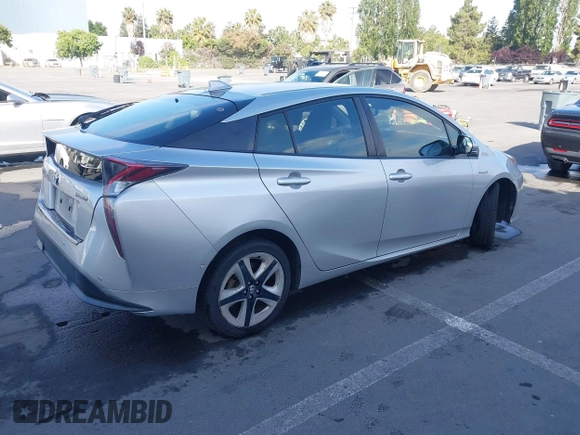 2016 Toyota Prius Four with VIN JTDKARFU1G3004619, listed as a IAAI auction lot 42432730 with 93,471 mi miles and . Bid and sale history available at DreamBid. Image 4.
