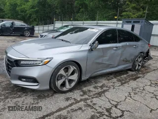 2018 Honda Accord Touring with VIN 1HGCV1F97JA122586, listed as a Copart auction lot 54854775 with 223,756 mi miles and Salvage title. Bid and sale history available at DreamBid. Image 1.