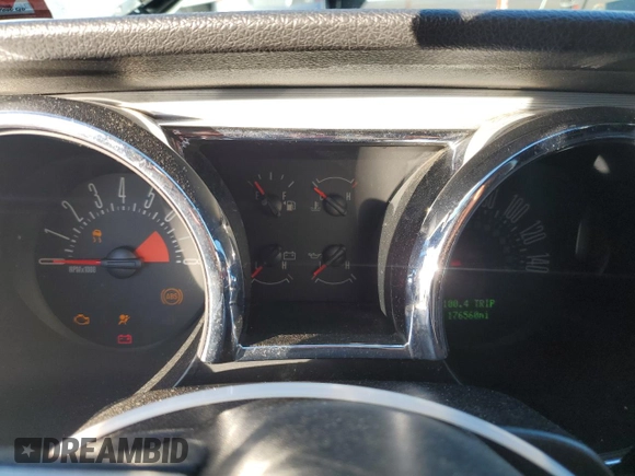 2006 Ford Mustang GT Deluxe with VIN 1ZVHT85H665218024, listed as a Copart auction lot 43781385 with 176,560 mi miles and Salvage Title. Bid and sale history available at carsss.com. Image 9.