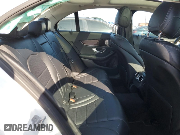 2015 Mercedes-Benz C 300 with VIN 55SWF4JBXFU079976, listed as a Copart auction lot 50727145 with 67,285 mi miles and Salvage Title. Bid and sale history available at carsss.com. Image 10.