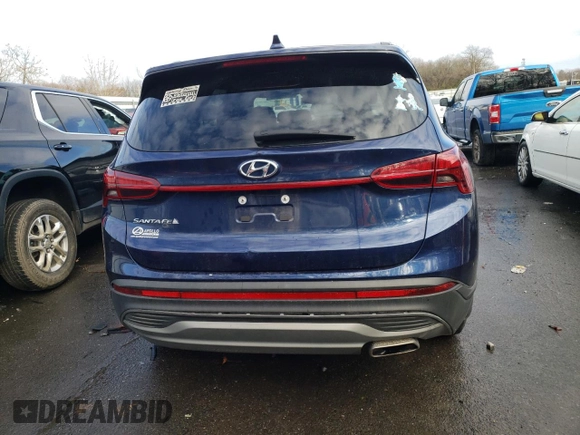 2021 Hyundai Santa Fe SE with VIN 5NMS14AJ6MH335435, listed as a Copart auction lot 68659842 with 17,856 mi miles. Bid and sale history available at carsss.com. Image 6.