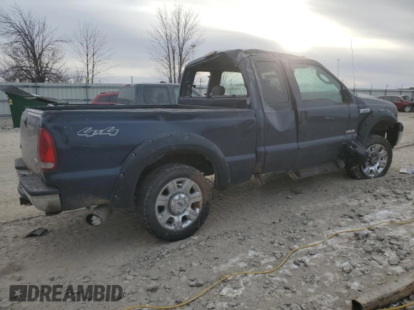 2007 Ford F-250 XL with VIN 1FTSX21P27EA04043, listed as a Copart auction lot 41401225 with 190,310 mi miles and Non Repairable. Bid and sale history available at DreamBid. Image 3.