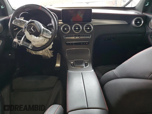 2021 Mercedes-Benz GLC with VIN W1N0J6EB9MF958835, listed as a Copart auction lot 80395753 with 52,250 mi miles and Non Repairable. Bid and sale history available at carsss.com. Image 8.