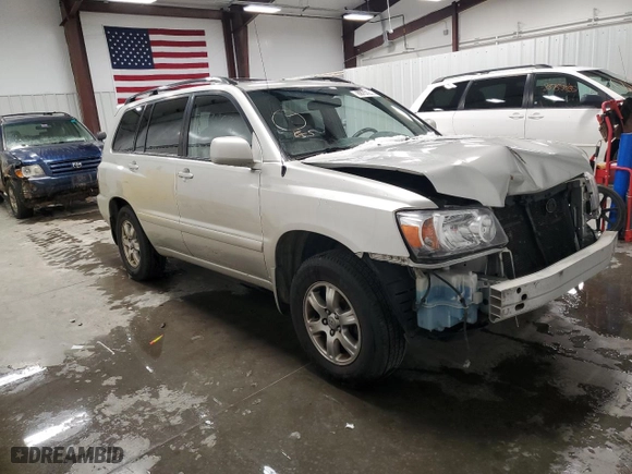 2007 Toyota Highlander w/3rd Row with VIN JTEEP21A070208762, listed as a Copart auction lot 88751215 with 172,314 mi miles and Salvage Title. Bid and sale history available at carsss.com. Image 4.