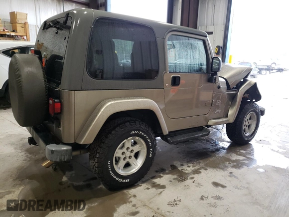 2004 Jeep Wrangler Sahara with VIN 1J4FA59S14P770952, listed as a Copart auction lot 66498694 with 112,649 mi miles and Salvage Title. Bid and sale history available at carsss.com. Image 3.