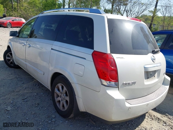 2008 Nissan Quest SE with VIN 5N1BV28U68N111238, listed as a IAAI auction lot 42055962 with 173,112 mi miles. Bid and sale history available at carsss.com. Image 3.