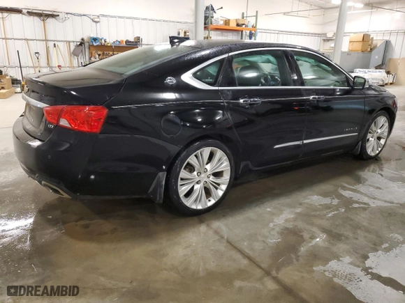 2015 Chevrolet Impala LTZ with VIN 2G1165S33F9102309, listed as a Copart auction lot 80719004 with 116,605 mi miles and Salvage Title. Bid and sale history available at carsss.com. Image 3.
