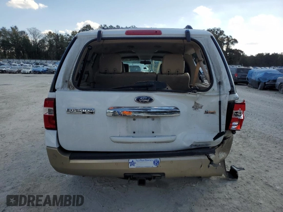 2013 Ford Expedition Max XLT with VIN 1FMJK1H51DEF20040, listed as a Copart auction lot 44466455 with 304,645 mi miles and Salvage title. Bid and sale history available at DreamBid. Image 6.