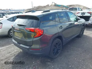 2019 GMC Terrain SLT with VIN 3GKALVEV3KL362850, listed as a IAAI auction lot 41711712 with 114,573 mi miles. Bid and sale history available at carsss.com. Image 4.