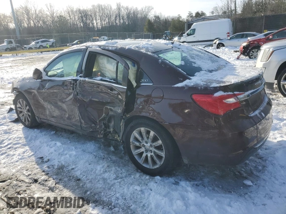2013 Chrysler 200 Touring with VIN 1C3CCBBB9DN574950, listed as a Copart auction lot 45840855 with Not Provided miles and Non Repairable. Bid and sale history available at carsss.com. Image 2.