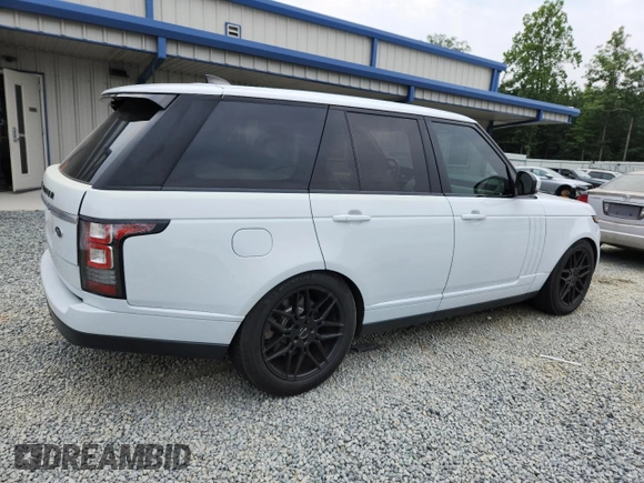 2017 Land Rover Range Rover HSE с VIN SALGS2FV4HA339544, выставлен на аукционе Copart как лот 63998735 с пробегом 107 193 миль миль и Чистый • Clean title. История ставок и продаж доступна на DreamBid. Изображение 3.