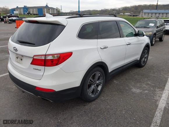 2013 Hyundai Santa Fe Limited with VIN KM8SR4HF2DU016256, listed as a IAAI auction lot 41961536 with 191,920 mi miles. Bid and sale history available at carsss.com. Image 4.