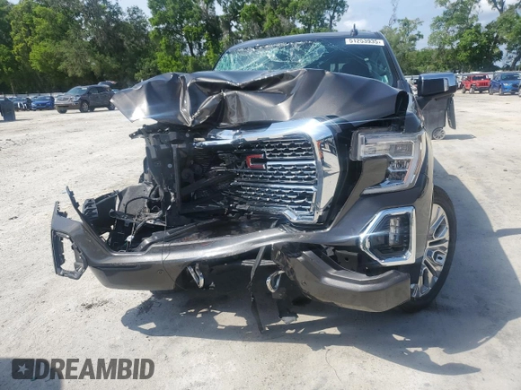 2020 GMC Sierra 1500 Denali with VIN 1GTU9FEL3LZ164890, listed as a Copart auction lot 51253935 with 63,147 mi miles and Non Repairable. Bid and sale history available at DreamBid. Image 5.