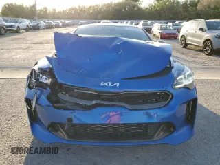 2022 Kia Stinger GT1 with VIN KNAE45LC4N6119944, listed as a Copart auction lot 73765534 with 54,963 mi miles and Salvage Title. Bid and sale history available at DreamBid. Image 5.