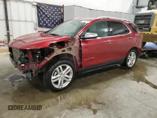 2019 Chevrolet Equinox Premier with VIN 2GNAXYEX7K6260739, listed as a Copart auction lot 87588135 with 127,169 mi miles and Salvage Title. Bid and sale history available at carsss.com. Image 1.