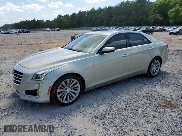 2016 Cadillac CTS Luxury Collection RWD with VIN 1G6AR5SX9G0113699, listed as a Copart auction lot 52864495 with 30,860 mi miles and Salvage Title. Bid and sale history available at DreamBid. Image 1.