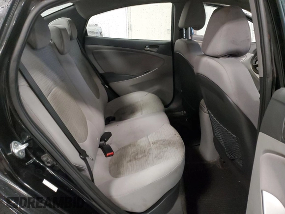 2017 Hyundai Accent SE with VIN KMHCT4AE2HU372154, listed as a Copart auction lot 66647512 with 74,341 mi miles. Bid and sale history available at carsss.com. Image 10.
