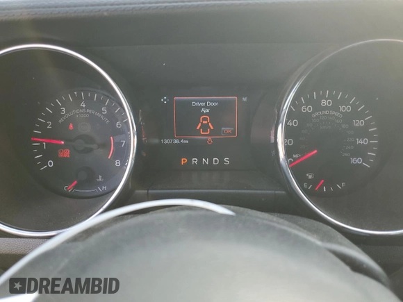 2015 Ford Mustang V6 with VIN 1FA6P8AM8F5373679, listed as a Copart auction lot 49445085 with 130,738 mi miles and Salvage title. Bid and sale history available at DreamBid. Image 9.