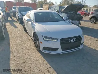 2018 Audi A7 Prestige with VIN WAU23AFC6JN006491, listed as a Copart auction lot 77694614 with 154,287 mi miles and Salvage Title. Bid and sale history available at carsss.com. Image 10.