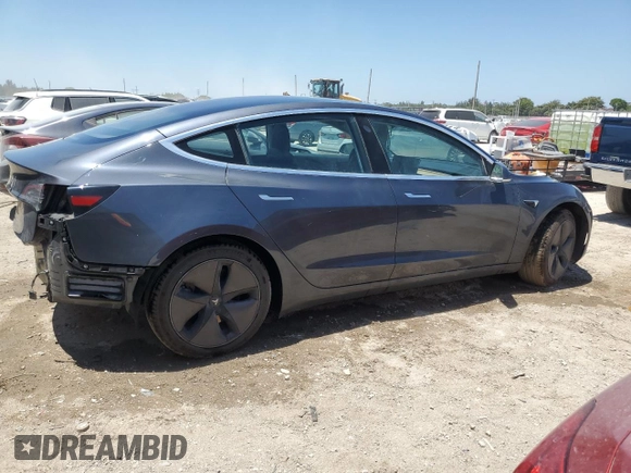 2018 Tesla Model 3 Long Range Battery with VIN 5YJ3E1EA9JF044636, listed as a Copart auction lot 54218955 with 66,126 mi miles and Salvage Title. Bid and sale history available at DreamBid. Image 3.