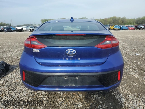 2019 Hyundai Ioniq SEL with VIN KMHC75LC6KU119044, listed as a Copart auction lot 51642165 with 65,689 mi miles and Salvage Title. Bid and sale history available at DreamBid. Image 6.