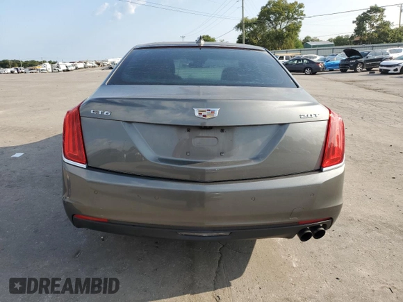 2016 Cadillac CT6 Luxury RWD with VIN 1G6KC5RX1GU158835, listed as a Copart auction lot 67373604 with 165,614 mi miles and Salvage title. Bid and sale history available at DreamBid. Image 6.