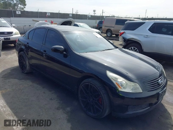2008 Infiniti G35 Sedan x with VIN JNKBV61FX8M268105, listed as a IAAI auction lot 41677771 with 1 mi miles. Bid and sale history available at carsss.com. Image 1.