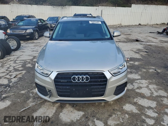 2017 Audi Q3 Premium with VIN WA1ECCFSXHR014254, listed as a Copart auction lot 70055482 with 120,723 mi miles. Bid and sale history available at carsss.com. Image 5.