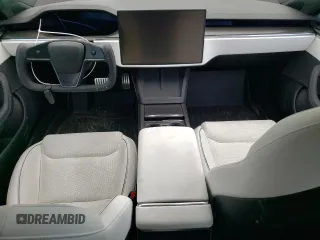 2022 Tesla Model S Plaid with VIN 5YJSA1E68NF466003, listed as a Copart auction lot 61717224 with Not provided miles and Salvage title. Bid and sale history available at DreamBid. Image 8.