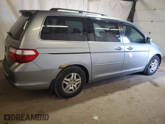 2006 Honda Odyssey EX-L with VIN 5FNRL38636B022576, listed as a Copart auction lot 53823335 with 140,516 mi miles and Salvage Title. Bid and sale history available at carsss.com. Image 3.
