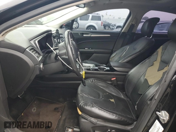 2014 Ford Fusion Titanium with VIN 3FA6P0SU8ER111639, listed as a Copart auction lot 60515425 with 155,698 mi miles and Salvage title. Bid and sale history available at DreamBid. Image 7.