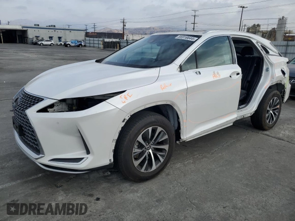 2020 Lexus RX with VIN 2T2AZMAA9LC160005, listed as a Copart auction lot 86916644 with 63,699 mi miles and Salvage Title. Bid and sale history available at carsss.com. Image 1.