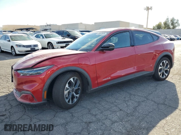 2024 Ford Mustang Mach-E Select z VIN 3FMTK1S54RMA05228, wystawiony jako Copart lot #50657025 z przebiegiem 3 420 mil mil oraz Szkoda całkowita • Salvage title. Historia ofert i sprzedaży dostępna na DreamBid. Obrazek 1.