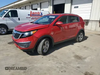 2011 Kia Sportage LX with VIN KNDPBCA27B7115456, listed as a Copart auction lot 50258315 with 142,153 mi miles and Salvage title. Bid and sale history available at DreamBid. Image 1.