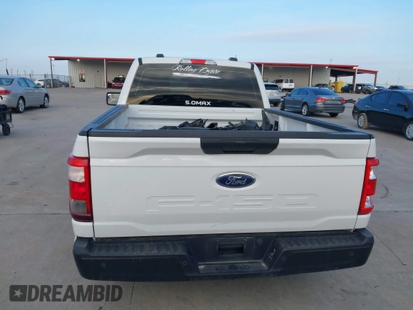 2022 Ford F-150 XL with VIN 1FTMF1C5XNKE03962, listed as a IAAI auction lot 41597950 with 28,296 mi miles. Bid and sale history available at carsss.com. Image 16.